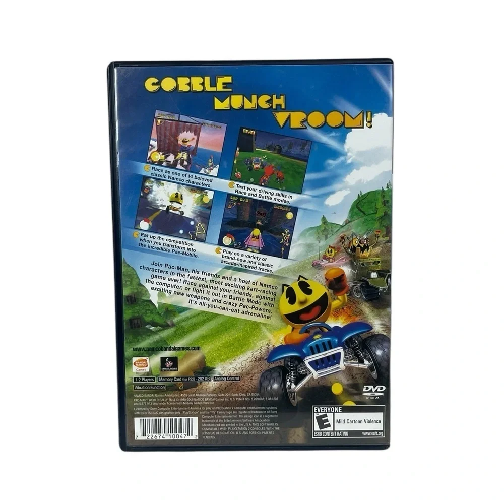 PlayStation 2 PAC Man World Rally Video Game